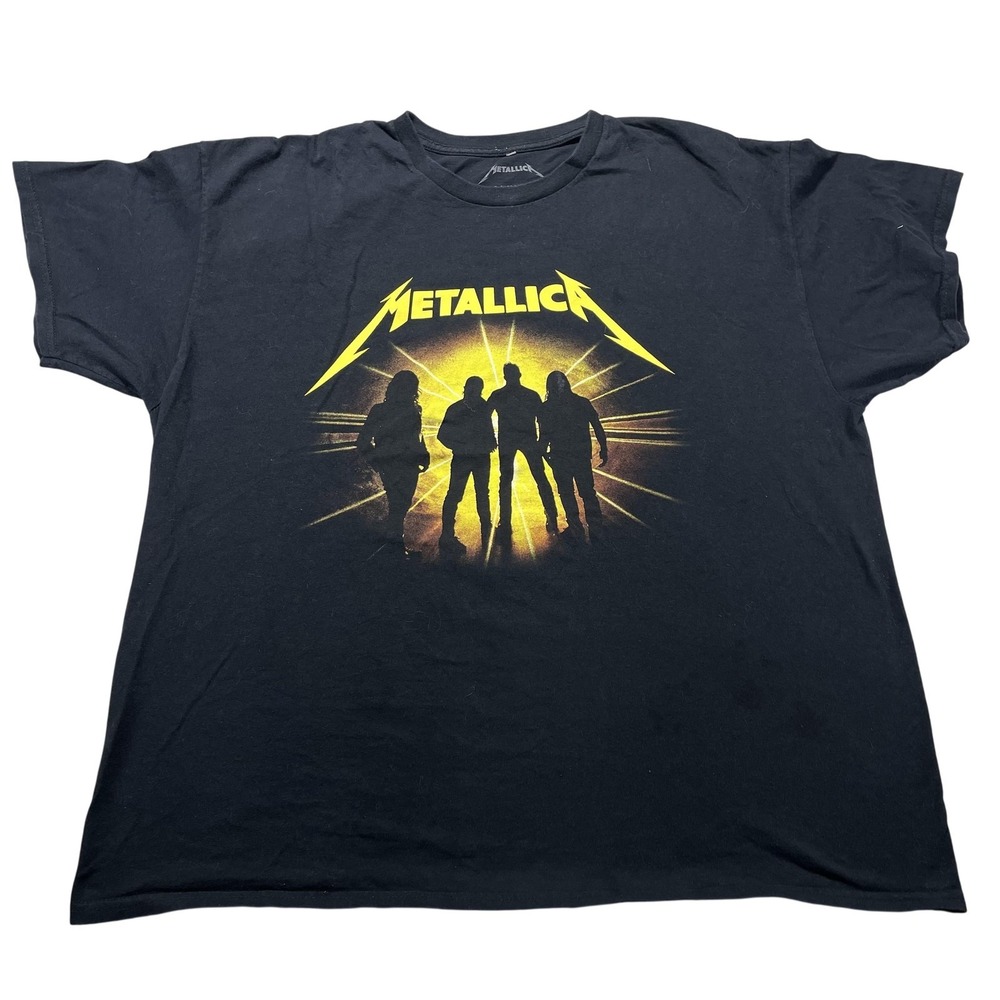 Metallica Shirt Mens 2XL Black M72 World Tour 2024 Double Sided Graphic Band Tee
